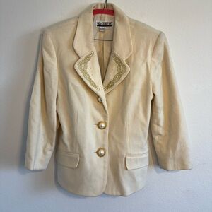 SK & Company Women’s Vintage Wool‎ Blend Blazer Size 8